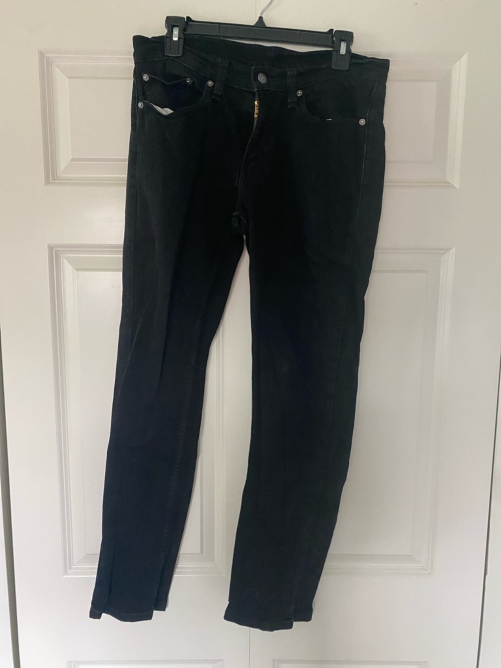 Levi's Men's Slim Straight Black Jeans